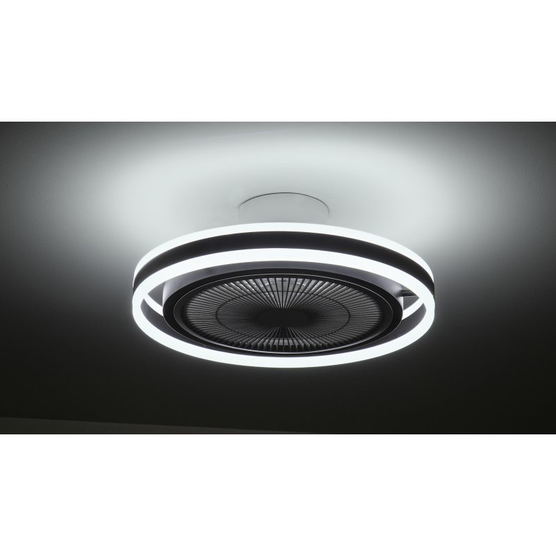 GRUPPE RX3310 Ανεμιστήρας Οροφής 50cm με Φως και Τηλεχειριστήριο Μαύρος 0035615