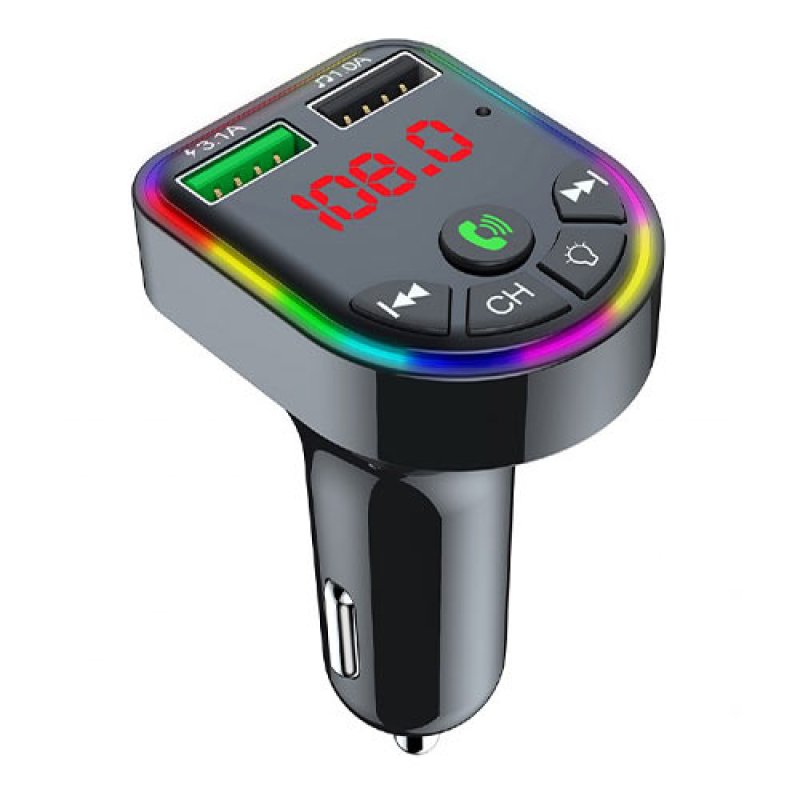 GEMBIRD 3 IN 1 Rgb Carkit With FM Radio Transmitter And USB Charger Black 0035977 GEMBIRD 3 IN 1 Rgb Carkit With FM Radio Transmitter And USB Charger Black 0035977