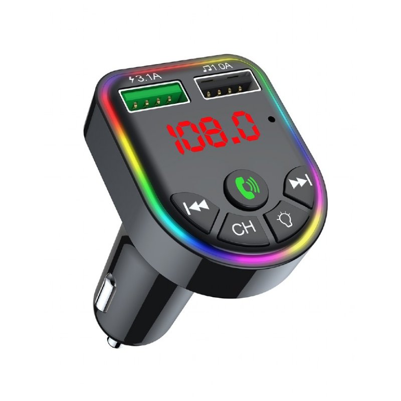 GEMBIRD 3 IN 1 Rgb Carkit With FM Radio Transmitter And USB Charger Black 0035977 GEMBIRD 3 IN 1 Rgb Carkit With FM Radio Transmitter And USB Charger Black 0035977