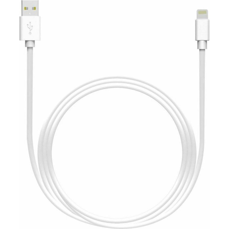 LAMTECH LAM441013 Regular USB to Lightning Cable Λευκό 2m 0035981 LAMTECH LAM441013 Regular USB to Lightning Cable Λευκό 2m 0035981