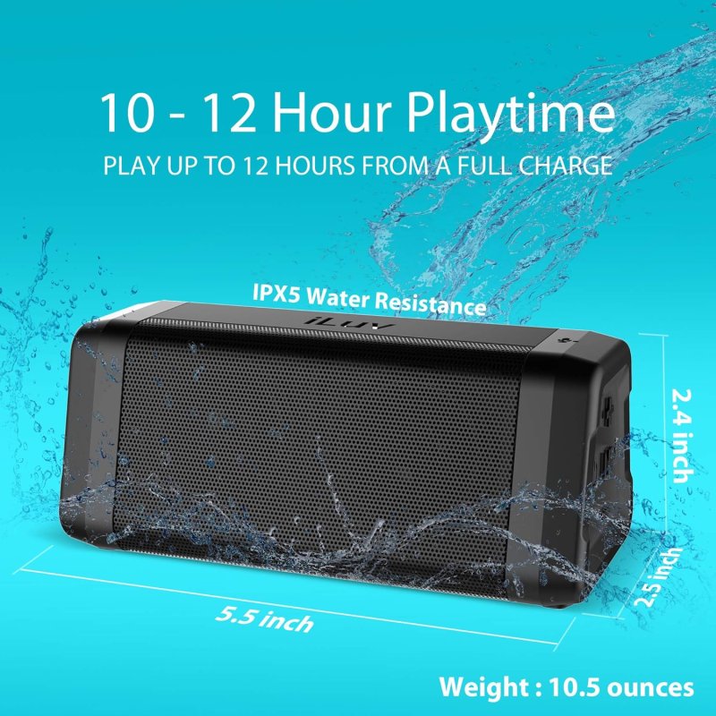 iLuv Aud Mini Plus AUDMINIPSBK Αδιάβροχο φορητό ηχείο Bluetooth 0035995 iLuv Aud Mini Plus AUDMINIPSBK Αδιάβροχο φορητό ηχείο Bluetooth 0035995