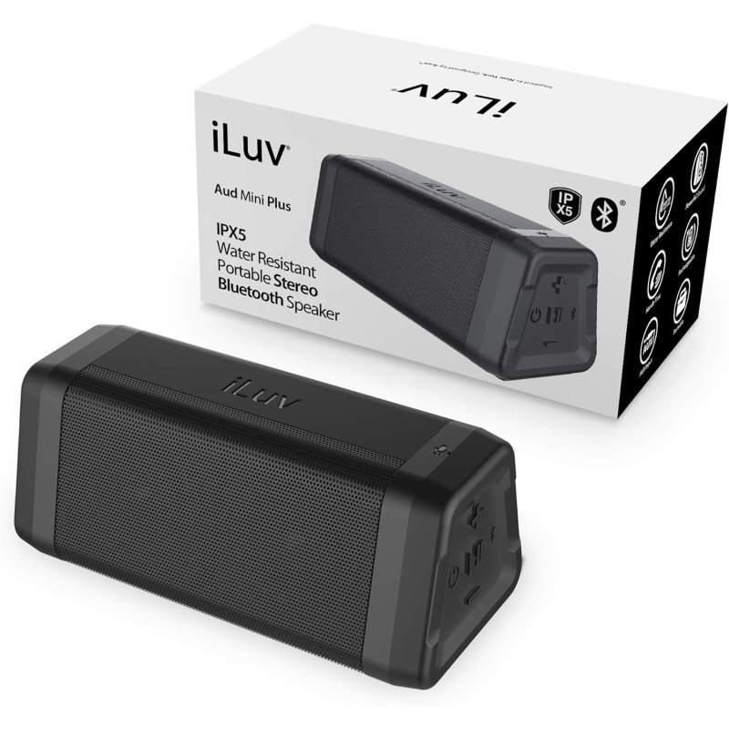 iLuv Aud Mini Plus AUDMINIPSBK Αδιάβροχο φορητό ηχείο Bluetooth 0035995 iLuv Aud Mini Plus AUDMINIPSBK Αδιάβροχο φορητό ηχείο Bluetooth 0035995