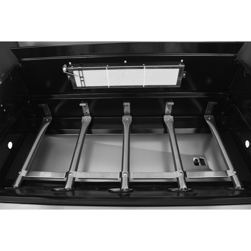 THERMOGATZ Gs Grill View Ψησταριά Υγραερίουμε 4 Εστίες  Μαντεμένιας Σχάρας 60x42εκ. 11.5kW και Πλαϊνό Μάτι 0036032