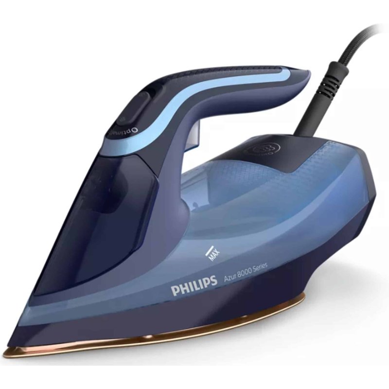 PHILIPS DST8020/20 Σίδερο Ατμού 3000W με Αντικολλητική Πλάκα και Συνεχόμενη Παροχή 55gr/min Μπλε 0036271 PHILIPS DST8020/20 Σίδερο Ατμού 3000W με Αντικολλητική Πλάκα και Συνεχόμενη Παροχή 55gr/min Μπλε 0036271