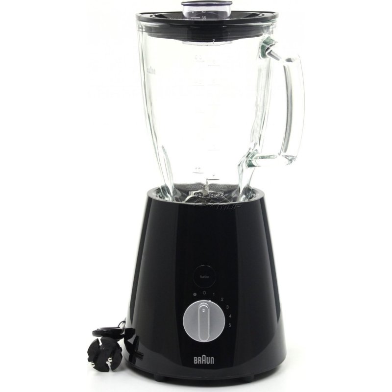 BRAUN JB3060BK TRIBUTE Type 6186 Μπλέντερ για Smoothies με Γυάλινη Κανάτα 1.75lt 800W Μαύρο 0036280 BRAUN JB3060BK TRIBUTE Type 6186 Μπλέντερ για Smoothies με Γυάλινη Κανάτα 1.75lt 800W Μαύρο 0036280