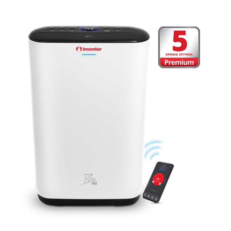 INVENTOR RISE PRO RS-WUI-08L Αφυγραντήρας Ζεόλιθου με Ιονιστή και Wi-Fi 8lt 0036438 INVENTOR RISE PRO RS-WUI-08L Αφυγραντήρας Ζεόλιθου με Ιονιστή και Wi-Fi 8lt 0036438