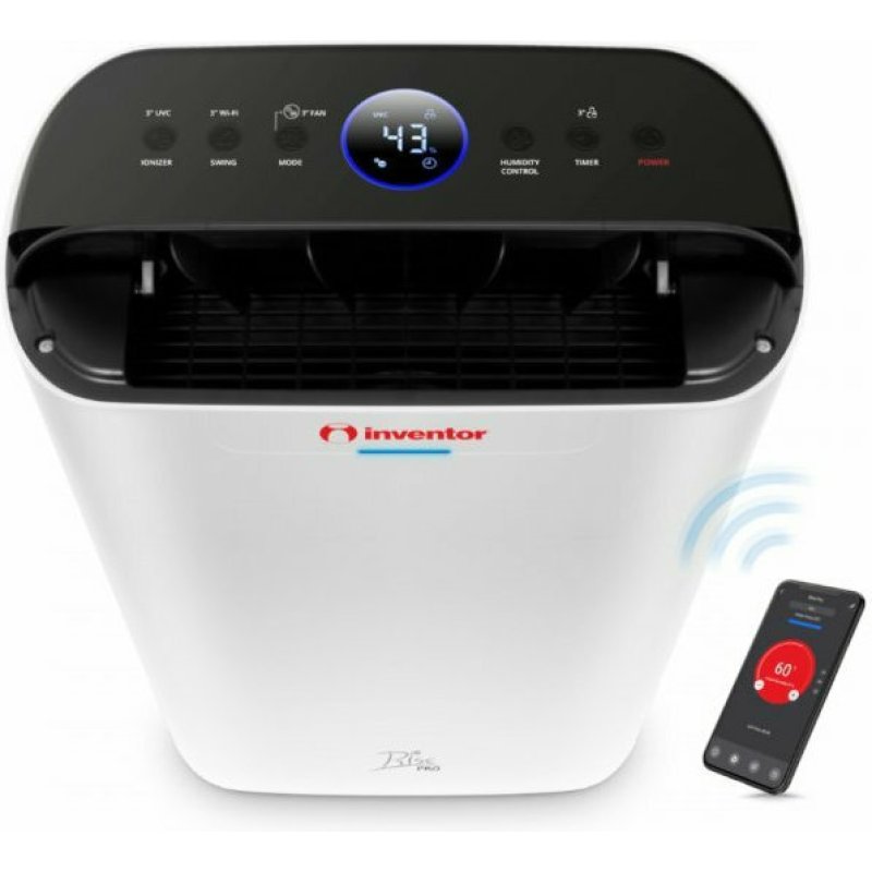 INVENTOR RISE PRO RS-WUI-08L Αφυγραντήρας Ζεόλιθου με Ιονιστή και Wi-Fi 8lt 0036438 INVENTOR RISE PRO RS-WUI-08L Αφυγραντήρας Ζεόλιθου με Ιονιστή και Wi-Fi 8lt 0036438