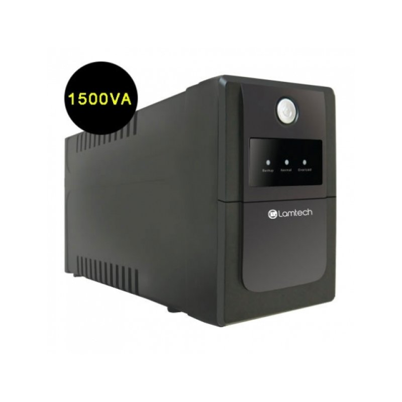 LAMTECH LAM113867 UPS WITH AVR 1500V ,CPU 2x12V9AH,4 SCHUKO SOCKET 0036861