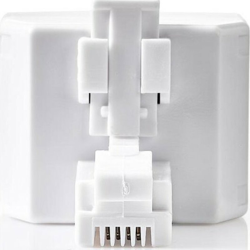 NEDIS TCGP90995WT Ταφ RJ11 6x4, 1 αρσ. - 2 θηλ 0036987 NEDIS TCGP90995WT Ταφ RJ11 6x4, 1 αρσ. - 2 θηλ 0036987