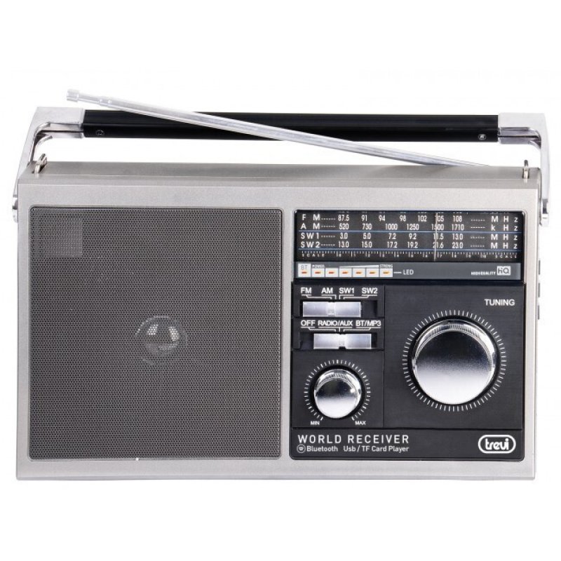 TREVI MB-749 W Φορητό Ραδιόφωνο Ρεύματος / Μπαταρίας με Bluetooth και USB Μαύρο 0037117 TREVI MB-749 W Φορητό Ραδιόφωνο Ρεύματος / Μπαταρίας με Bluetooth και USB Μαύρο 0037117