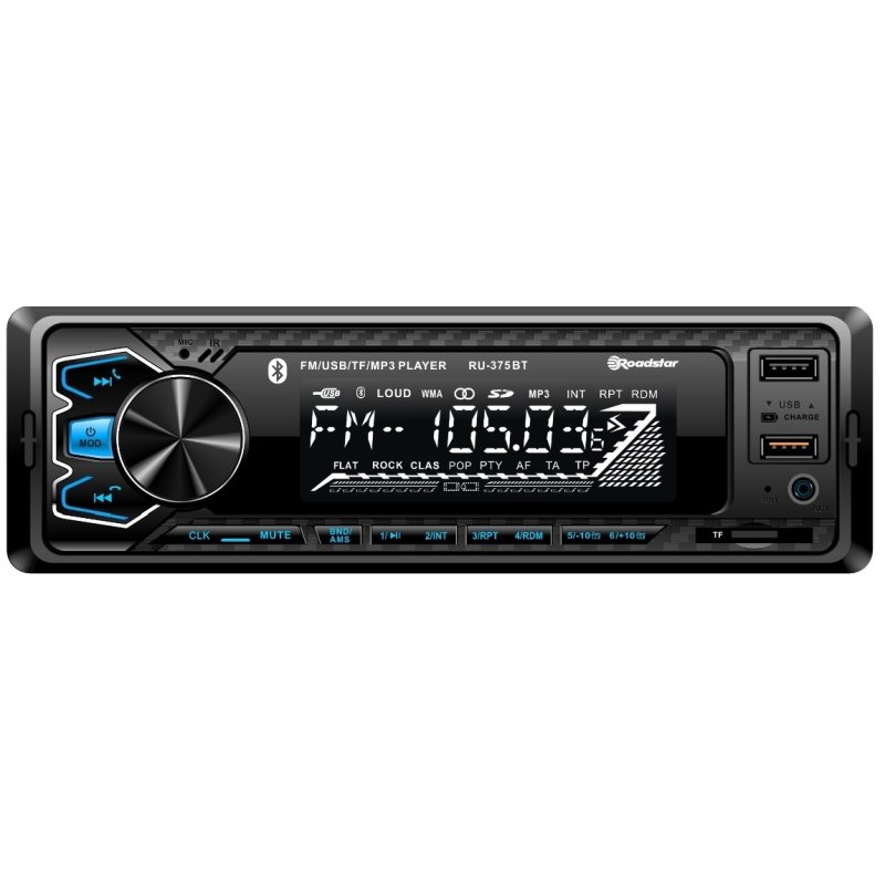 ROADSTAR RU-375BT Ηχοσύστημα Αυτοκινήτου Universal 1DIN (USB/AUX) 0037128 ROADSTAR RU-375BT Ηχοσύστημα Αυτοκινήτου Universal 1DIN (USB/AUX) 0037128