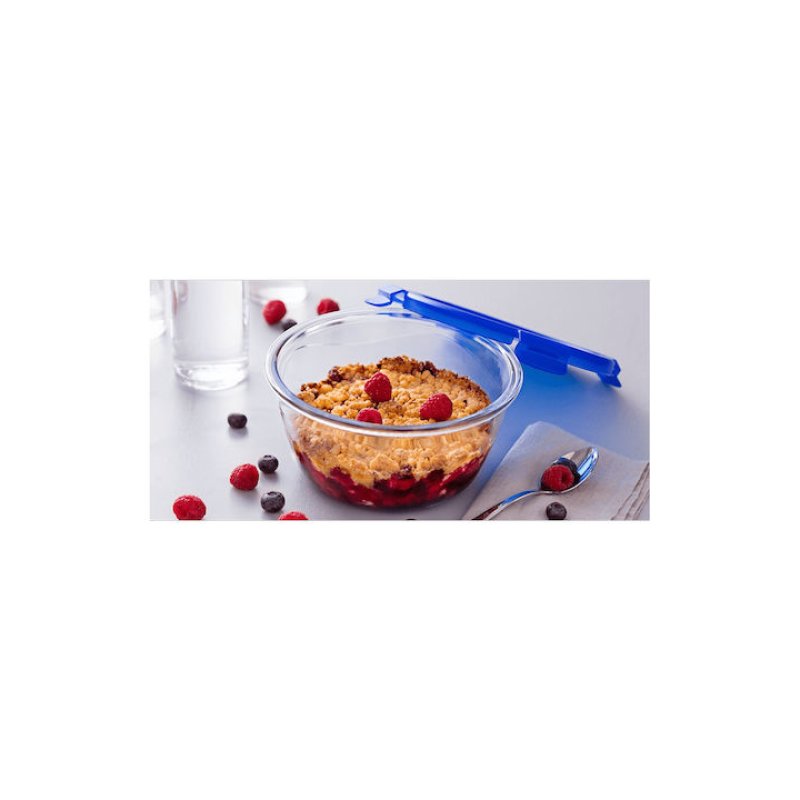 PYREX 288P Cook & Go Δοχείο Φαγητού Γυάλινο Μπλε Κατάλληλο για Φούρνο Μικροκυμάτων 1600ml 0037168 PYREX 288P Cook & Go Δοχείο Φαγητού Γυάλινο Μπλε Κατάλληλο για Φούρνο Μικροκυμάτων 1600ml 0037168