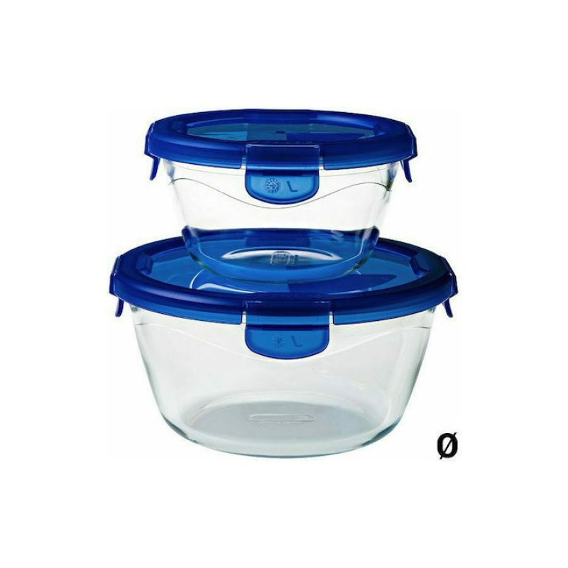 PYREX 288P Cook & Go Δοχείο Φαγητού Γυάλινο Μπλε Κατάλληλο για Φούρνο Μικροκυμάτων 1600ml 0037168 PYREX 288P Cook & Go Δοχείο Φαγητού Γυάλινο Μπλε Κατάλληλο για Φούρνο Μικροκυμάτων 1600ml 0037168