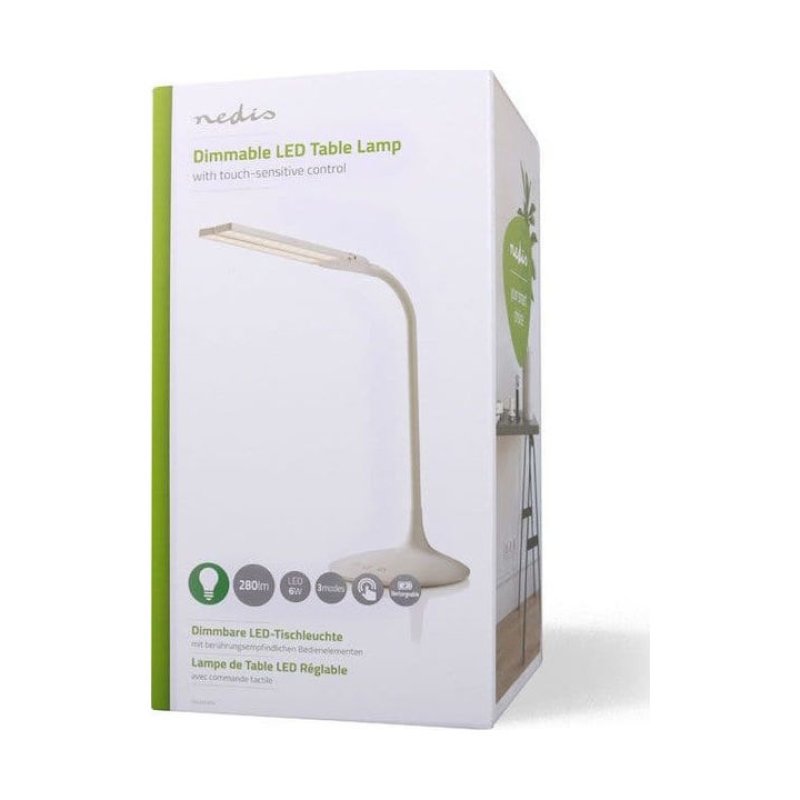 NEDIS LTLG3M1WT4 Φωτιστικό γραφείου με LED 280lm 0037196 NEDIS LTLG3M1WT4 Φωτιστικό γραφείου με LED 280lm 0037196
