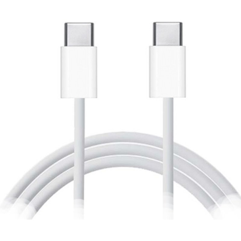 APPLE (MUF72ZM/A) USB 2.0 Cable USB-C male - USB-C male Λευκό 1m 0037328 APPLE (MUF72ZM/A) USB 2.0 Cable USB-C male - USB-C male Λευκό 1m 0037328