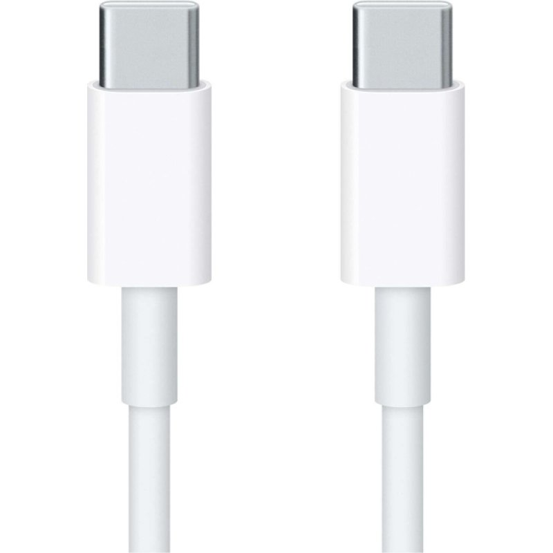 APPLE (MUF72ZM/A) USB 2.0 Cable USB-C male - USB-C male Λευκό 1m 0037328 APPLE (MUF72ZM/A) USB 2.0 Cable USB-C male - USB-C male Λευκό 1m 0037328