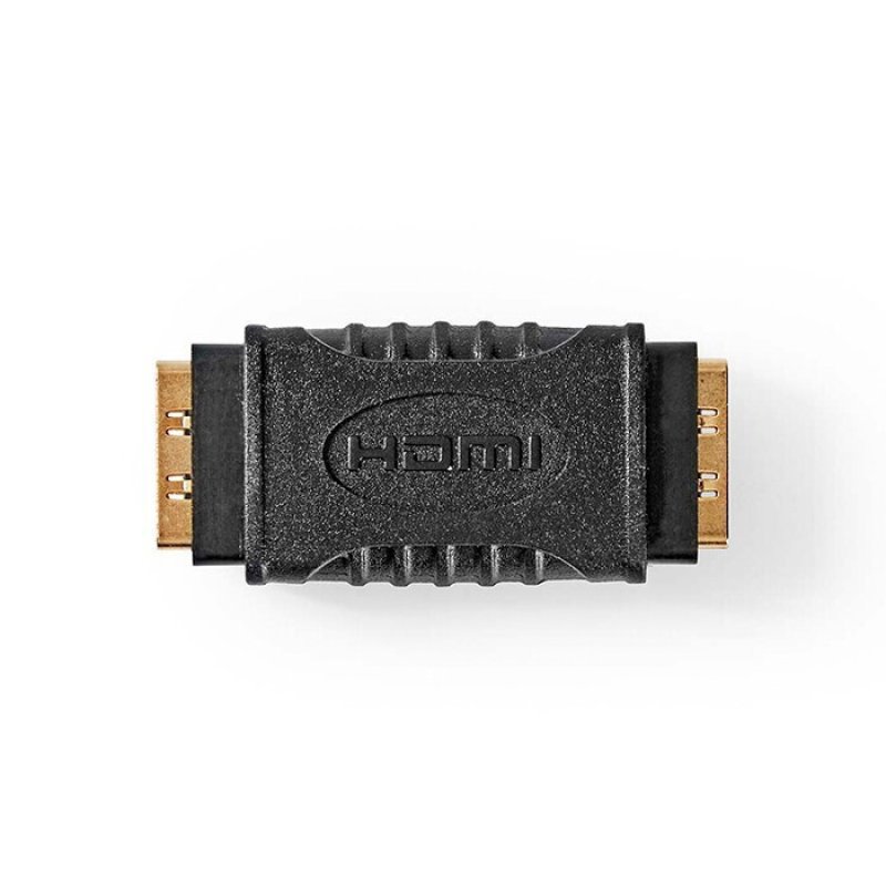 NEDIS CVGB34900BK Αντάπτορας HDMI θηλ. - HDMI θηλ. (μούφα), με επίχρυσες επαφές 0037426 NEDIS CVGB34900BK Αντάπτορας HDMI θηλ. - HDMI θηλ. (μούφα), με επίχρυσες επαφές 0037426