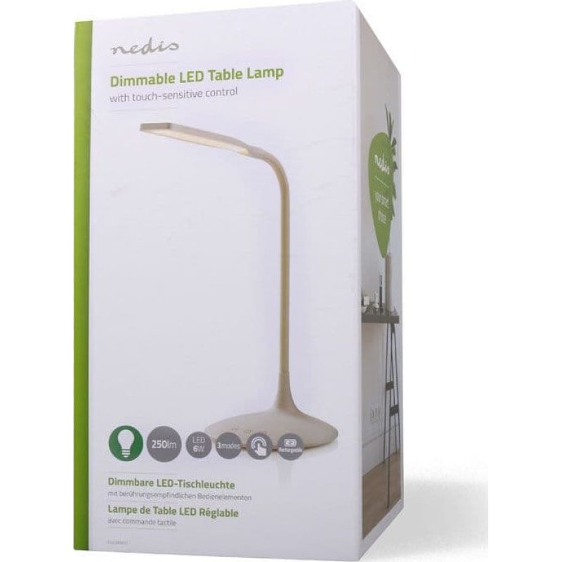 NEDIS LTLG3M1WT2 Φωτιστικό γραφείου με LED 250 lm 0037509 NEDIS LTLG3M1WT2 Φωτιστικό γραφείου με LED 250 lm 0037509