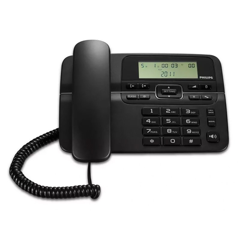 PHILIPS M20B-00 Ενσύρματο Τηλέφωνο Λειτουργία Λνοιχτής Ακρόασης Μαύρο 0037534 PHILIPS M20B-00 Ενσύρματο Τηλέφωνο Λειτουργία Λνοιχτής Ακρόασης Μαύρο 0037534