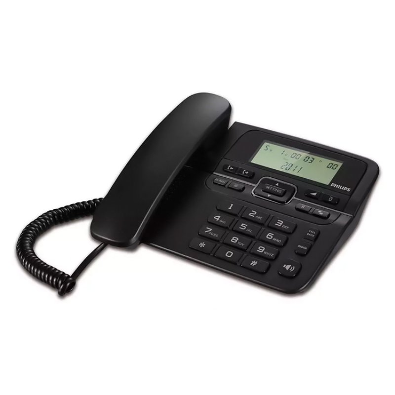 PHILIPS M20B-00 Ενσύρματο Τηλέφωνο Λειτουργία Λνοιχτής Ακρόασης Μαύρο 0037534 PHILIPS M20B-00 Ενσύρματο Τηλέφωνο Λειτουργία Λνοιχτής Ακρόασης Μαύρο 0037534
