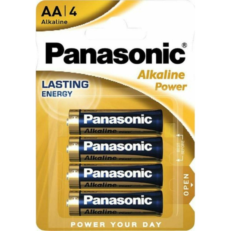 Panasonic LR6APB/4BP Alkaline Power Μπαταρίες AA 1.5V 4τμχ 0037619 Panasonic LR6APB/4BP Alkaline Power Μπαταρίες AA 1.5V 4τμχ 0037619