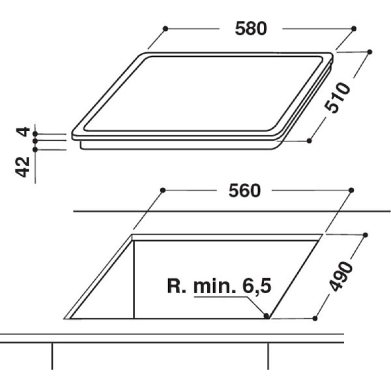 WHIRLPOOL AKT 8900 BA Κεραμική Εστία Αυτόνομη με Λειτουργία Κλειδώματος 58x51εκ. 0037690 WHIRLPOOL AKT 8900 BA Κεραμική Εστία Αυτόνομη με Λειτουργία Κλειδώματος 58x51εκ. 0037690