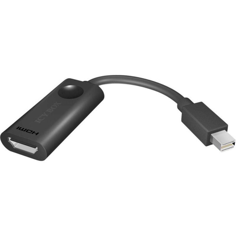 ICY BOX IB-AC506 Αντάπτορας Ultra HD 4K, Mini DisplayPort 1.2 αρσ. σε HDMI 2.0 θηλ., 0.15m. 0037776 ICY BOX IB-AC506 Αντάπτορας Ultra HD 4K, Mini DisplayPort 1.2 αρσ. σε HDMI 2.0 θηλ., 0.15m. 0037776