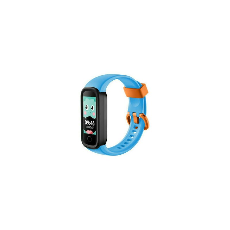 Kiddoboo KR01LBLU Smart Band Παιδικό Smartwatch με Λουράκι από Καουτσούκ/Πλαστικό Γαλάζιο 0037915