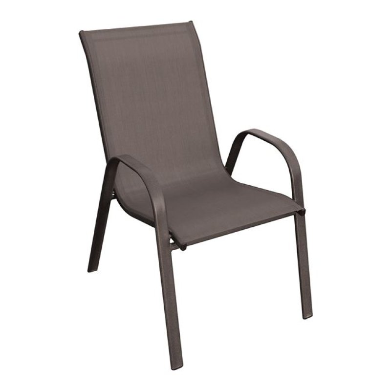 WOODWELL Rio Πολυθρόνα Μέταλλο Καφέ / Τextilene 0037956 WOODWELL Rio Πολυθρόνα Μέταλλο Καφέ / Τextilene 0037956