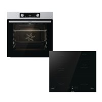 GORENJE BO6737E02X + GI641BSC Σετ Φούρνος Άνω Πάγκου με Επαγωγικές Εστίες 0038319