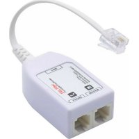POWERTECH ADSL-06 VDSL Splitter με Φίλτρο RJ11 Λευκό 0038405