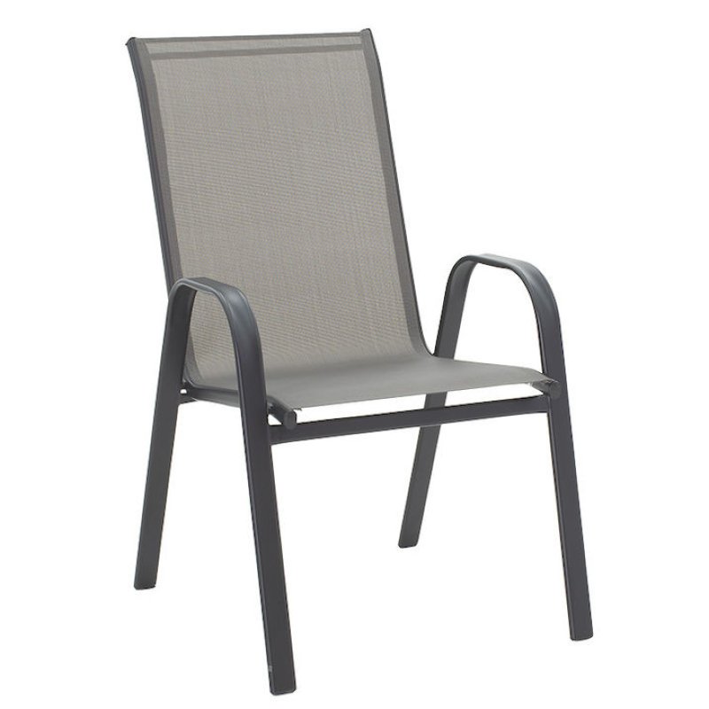 PAKKETO 130-000027 Πολυθρόνα Calan Μέταλλο Γκρι-Textilene (55X75X95) 0038501 PAKKETO 130-000027 Πολυθρόνα Calan Μέταλλο Γκρι-Textilene (55X75X95) 0038501