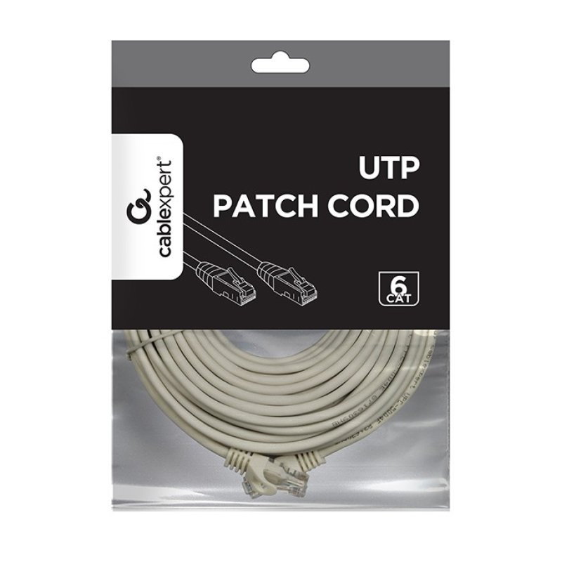 CABLEXPERT PP6U-30M UTP CAT6 PATCH Καλώδιο 30M GREY 0039008 CABLEXPERT PP6U-30M UTP CAT6 PATCH Καλώδιο 30M GREY 0039008