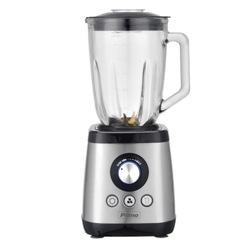 PRIMO PRBL-40441 Μπλέντερ για Smoothies με Γυάλινη Κανάτα 1.5lt 1300W Inox 0039268 PRIMO PRBL-40441 Μπλέντερ για Smoothies με Γυάλινη Κανάτα 1.5lt 1300W Inox 0039268