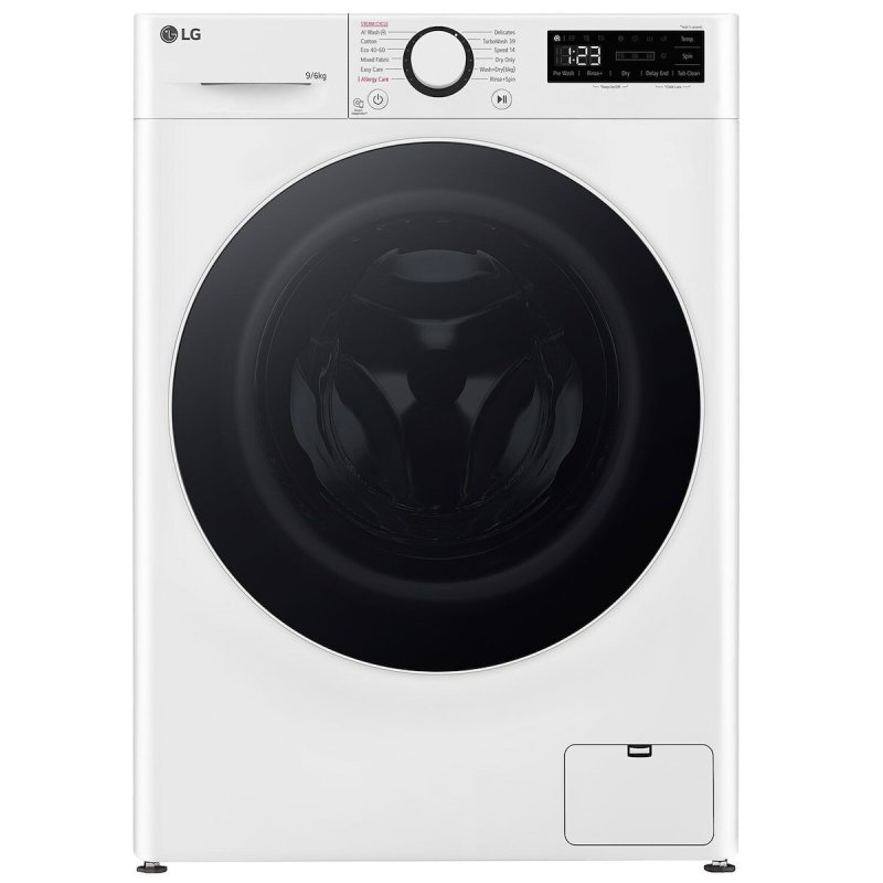 LG D4R5009TSWW Πλυντήριo-Στεγνωτήριο 9kg/6kg Ατμού 1400 Στροφές με Wi-Fi 0039289 LG D4R5009TSWW Πλυντήριo-Στεγνωτήριο 9kg/6kg Ατμού 1400 Στροφές με Wi-Fi 0039289