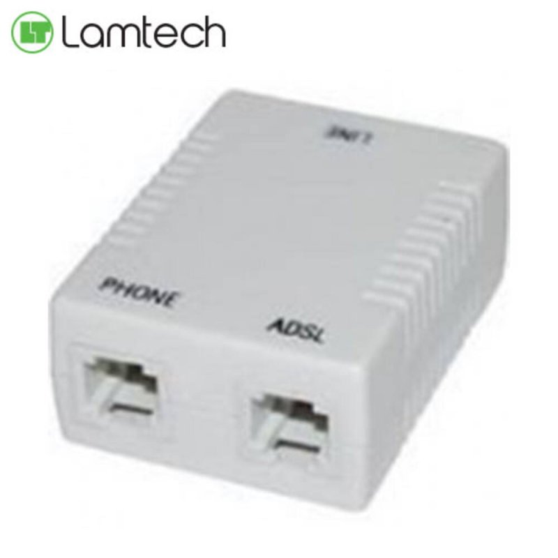 LAMTECH LAM260936 ADSL FILTER/SPLITTER ISDN ANNEX B (RJ11) 0039407 LAMTECH LAM260936 ADSL FILTER/SPLITTER ISDN ANNEX B (RJ11) 0039407