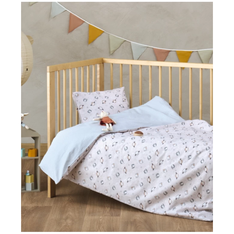 KENTIA Duviri Σεντόνι Κούνιας Σετ 3 Τεμ 2(120Χ170)+(30Χ40) 0039452 KENTIA Duviri Σεντόνι Κούνιας Σετ 3 Τεμ 2(120Χ170)+(30Χ40) 0039452