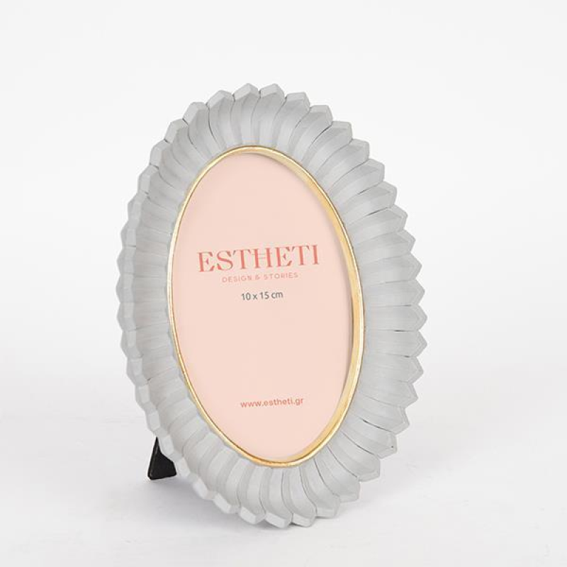 ESTHETI 756-12041 Κορνίζα (10Χ15), Πολυρεσιν, ΓκριΙ- Χρυσο, 15x2.5x20cm 0039662 ESTHETI 756-12041 Κορνίζα (10Χ15), Πολυρεσιν, ΓκριΙ- Χρυσο, 15x2.5x20cm 0039662