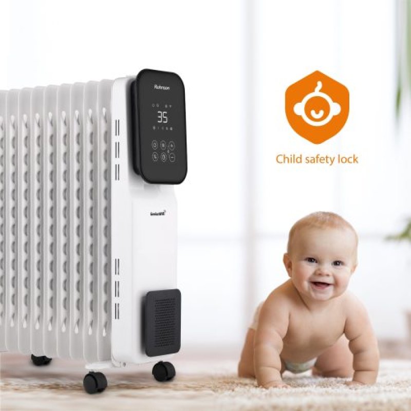 ROHNSON R-2511-23 Καλοριφέρ Λαδιού με 11 φέτες 2500W 0039980 ROHNSON R-2511-23 Καλοριφέρ Λαδιού με 11 φέτες 2500W 0039980
