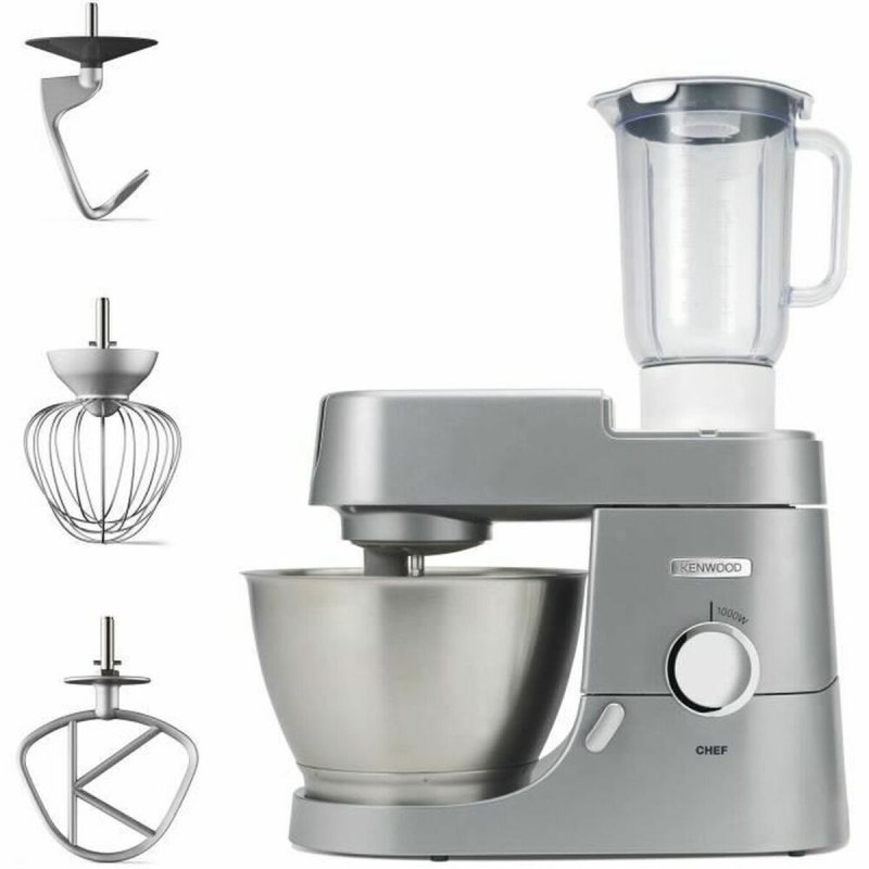 KENWOOD CHEF KVC3110S Κουζινομηχανή 1000W με Ανοξείδωτο Κάδο 4.6lt Ασημί 0040120 KENWOOD CHEF KVC3110S Κουζινομηχανή 1000W με Ανοξείδωτο Κάδο 4.6lt Ασημί 0040120
