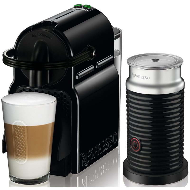 DELONGHI EN80.BAE Inissia & Aeroccino Καφετιέρα για Κάψουλες Nespresso Πίεσης 19bar με Αφρογαλιέρα Black 0040172 DELONGHI EN80.BAE Inissia & Aeroccino Καφετιέρα για Κάψουλες Nespresso Πίεσης 19bar με Αφρογαλιέρα Black 0040172
