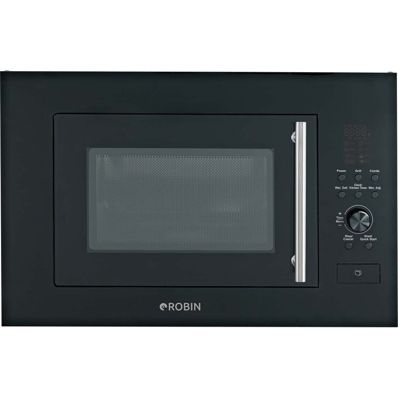 ROBIN CW-850 Εντοιχιζόμενος Φούρνος Μικροκυμάτων με Grill 25lt Μαύρος 0040175 ROBIN CW-850 Εντοιχιζόμενος Φούρνος Μικροκυμάτων με Grill 25lt Μαύρος 0040175