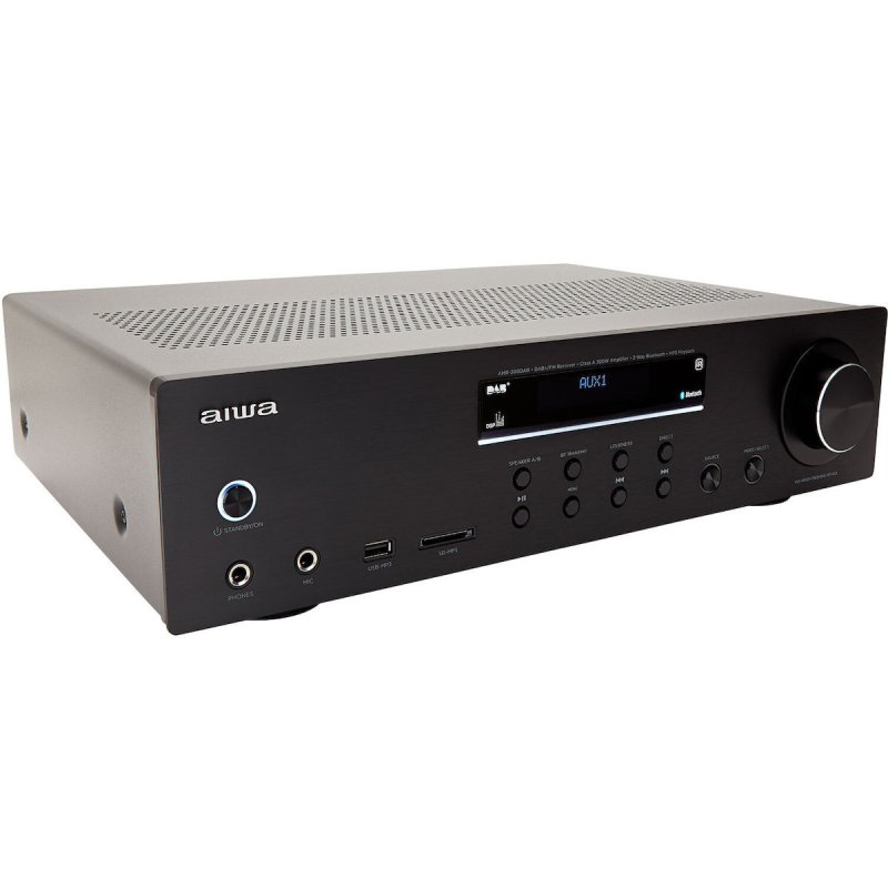 AIWA AMR-200DAB/BK Τελικός Ενισχυτής Hi-Fi Stereo 100W/4Ω Μαύρος 0040222 AIWA AMR-200DAB/BK Τελικός Ενισχυτής Hi-Fi Stereo 100W/4Ω Μαύρος 0040222