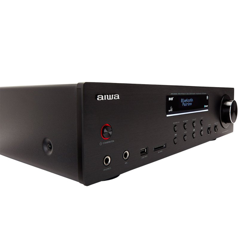 AIWA AMR-200DAB/BK Τελικός Ενισχυτής Hi-Fi Stereo 100W/4Ω Μαύρος 0040222 AIWA AMR-200DAB/BK Τελικός Ενισχυτής Hi-Fi Stereo 100W/4Ω Μαύρος 0040222