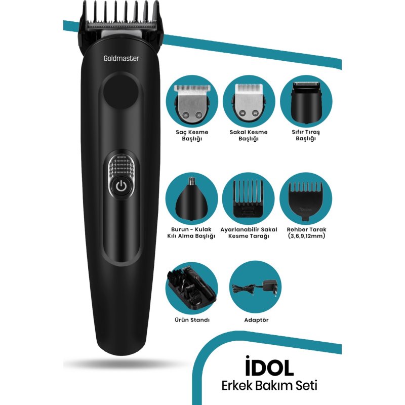 GOLDMASTER GM-8173 Idol 11 σε 1 Σέτ Περιποίησης 0040301 GOLDMASTER GM-8173 Idol 11 σε 1 Σέτ Περιποίησης 0040301