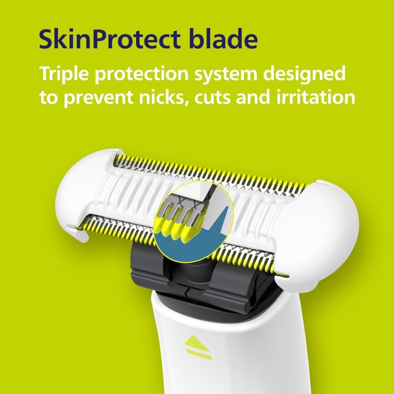 PHILIPS QP1924/30 OneBlade Body Groomer & Trimmer για Άντρες & Γυναίκες (ιδανικό για την ευαίσθητη περιοχή) Wet&Dry 0040360 PHILIPS QP1924/30 OneBlade Body Groomer & Trimmer για Άντρες & Γυναίκες (ιδανικό για την ευαίσθητη περιοχή) Wet&Dry 0040360