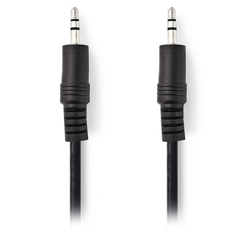 NEDIS CAGL22000BK15 Καλώδιο ήχου 3,5mm αρσ. Stereo - 3,5mm αρσ. Stereo, 1.50m σε μαύρο χρώμα. 0040634 NEDIS CAGL22000BK15 Καλώδιο ήχου 3,5mm αρσ. Stereo - 3,5mm αρσ. Stereo, 1.50m σε μαύρο χρώμα. 0040634