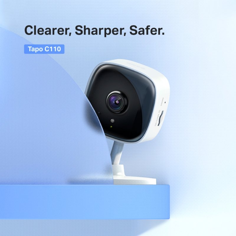 TP-LINK TAPO C110 v2.2 IP Κάμερα Παρακολούθησης Wi-Fi Full HD 1080p με Αμφίδρομη Επικοινωνία 0040749 TP-LINK TAPO C110 v2.2 IP Κάμερα Παρακολούθησης Wi-Fi Full HD 1080p με Αμφίδρομη Επικοινωνία 0040749