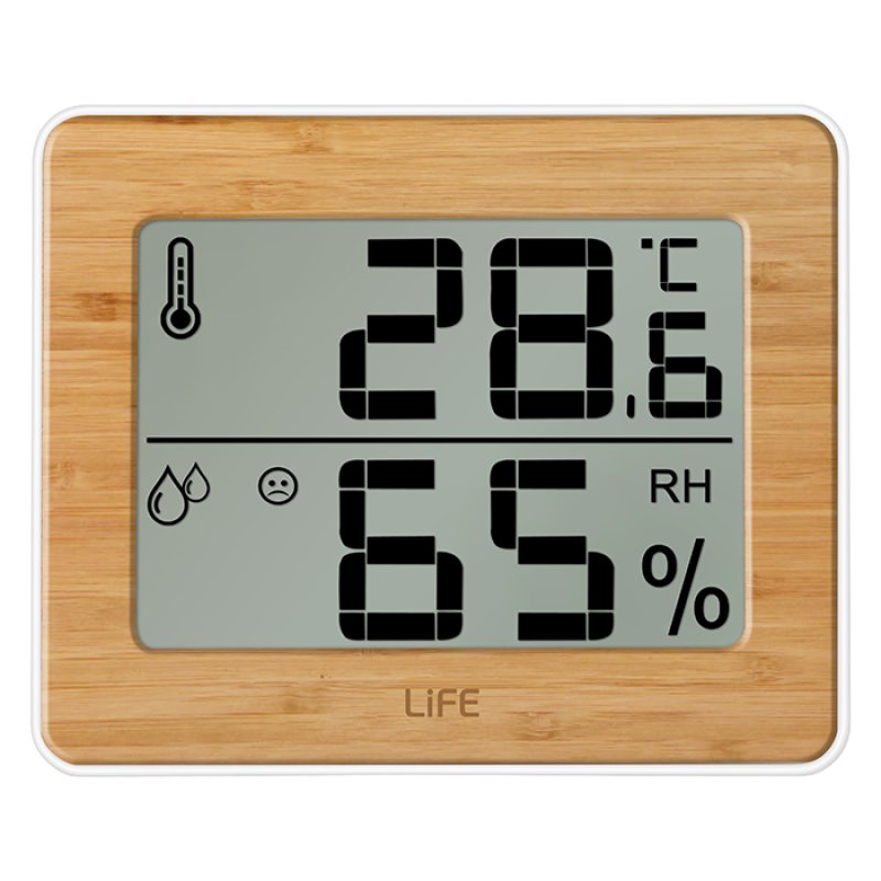 LIFE Gem Bamboo Edition 221-0059 Ψηφιακό Θερμόμετρο και Υγρόμετρο Εσωτερικού Χώρου 0040935 LIFE Gem Bamboo Edition 221-0059 Ψηφιακό Θερμόμετρο και Υγρόμετρο Εσωτερικού Χώρου 0040935