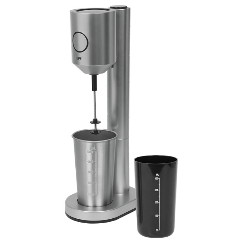 LIFE LA REINE 221-0394 Φραπεδιέρα με 1 inox + 1 πλαστικό ποτήρι και πλήκτρο push, σε ασημί χρώμα, 100W 0040937 LIFE LA REINE 221-0394 Φραπεδιέρα με 1 inox + 1 πλαστικό ποτήρι και πλήκτρο push, σε ασημί χρώμα, 100W 0040937